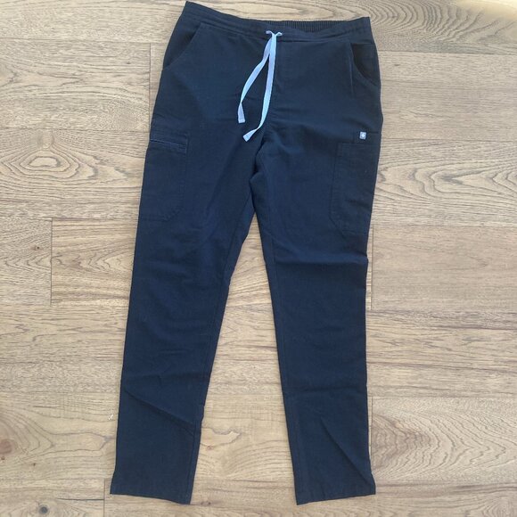 Figs black scrub pants style yola skinny style #TW2000T - Picture 1 of 3